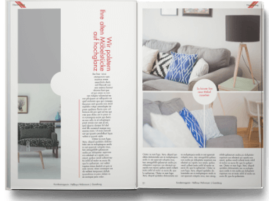 Magazin Formatierung
